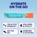 Cira Hydration Stick Packs Electrolyte Powder & Drink Mix for On-The-Go Dehydration Relief & Recovery - Peach Mango 20 Servings - Buy Online on GoSupps.com