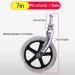 Wheel Replacement Parts for Wheelchairs Non-Inflatable Universal Wheels with Bearings Wheels for Walker 7in 2Pcs Gray Grey - Buy Online on GoSupps.com