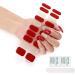 20 Sticker Semi Cured Gel Strips Gel Nail Full Wraps Strips Gel Nail Stickers UV/LED Lamp Required Nail Wrap Semi Cured Gel Nail Strips Pedicure Semi Cured Gel Nail Strips Starter Kit Semi BSS81 - Buy Online on GoSupps.com