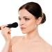 FOMIYES Double Ended Makeup Brush - Powder & Liquid Foundation Blending Brush with Dust Cover (Black) - Perfect for Flawless Finish - Buy Online on GoSupps.com