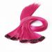 Frcolor Hair Extension Clips Fashion Colored Wig Clip for Hairpieces Decor 10pcs (Rose Red)