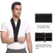Supregear Arm Sling & Neck Support Collar - Lightweight & Breathable Shoulder Immobilizer for Men & Women - Black Standard - Buy Online on GoSupps.com