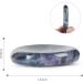Rainbow Fluorite Crystal Chakra Thumb Worry Stone - Reiki Healing Pocket Palm Stone for Anxiety Relief and Meditation Therapy - Buy Online on GoSupps.com