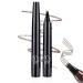 Nexavista - 4 Point Eyebrow Pencil Magic Eyebrow Pencil 3d Makefullbeauty Eyebrow Pen Magical Precise Waterproof Brow Pen Natural Looking Brows Effortlessly (2*Black)
