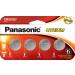 Panasonic CR2032 3.0 Volt Long Lasting Lithium Coin Cell Batteries in Child Resistant, Standards Based Packaging, 4 Pack