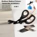 MEUUT 8-Inch Trauma Shears Bandage Scissors - Surgical Grade EMT Scissors for Medical Workers - Black (Pack of 2) - Buy Online on GoSupps.com