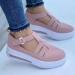 Swezida Women's Orthopedic Arch Support Walking Shoes - Pink - Size 8.5 - Buy Online on GoSupps.com