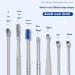 MACIMO 7Pcs Steel Earpick Wax Remover Set - Black Ear Wax Pickers & Curette Spoon Kit for Ear Cleaning - Buy Online on GoSupps.com