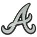 FANMATS 26508 Atlanta Braves 3D Chrome Metal Auto Emblem
