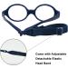 Enzodate Baby Glasses - Soft Safety Round Frame with Belt & Normal Lens for 0-1 Year Olds - Buy Online on GoSupps.com