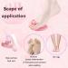 Women's Pink Toe Separators for Overlapping Toes & Bunion Corrector - Plantar Fasciitis Relief & Thin Leg Exerciser - 1 Pink Pair - Buy Online on GoSupps.com