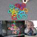24pcs Rainbow Teething Rings for Babies | Safe Gift & Toy | International Shipping - Buy Online on GoSupps.com