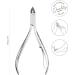 Titania Nailhautplane 10cm | Premium Stainless Steel Skin Tongs for Manicure & Pedicure - Extra Fine & Sharp Cutter - Buy Online on GoSupps.com