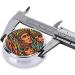 Shop Africa Printed Patterns Mini Round Pill Box - 3 Compartment Pill Organizer for Travel Home & Office Use - Portable & Stylish - Buy Online on GoSupps.com