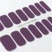DANNI & TONI Semi Cured Gel Nail Strips Purple (Mulberry) - 16 Thin Gel Nail Stickers - Buy Online on GoSupps.com