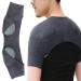 FERCAISH Double Shoulder Brace Warm Support Protector Shoulder Strap Brace Knitted Warm Shoulder Straps for Fall and Winter Office Home Sports Knit Cashmere Guard for Rotator Cuff Shoulder (L) Large