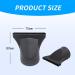 2Pcs Black Hair Dryer Attachment Set - Professional Plastic Diffuser & Concentrator Nozzle for Diameter 4.2cm to 4.6cm - Blow Dryer Replacement Parts for Flat and Volume Hair Drying - Buy Online on GoSupps.com