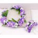 amangul Adult Kids Bohemian Flower Headband Hair Wreath Floral Garland Crown Headpiece with Ribbon Wedding Festival Party - Buy Online on GoSupps.com