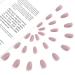 Sethexy Light Pink Matte Ballerina Nails Medium Acrylic Art Tips for Women & Girls | International Shipping - Buy Online on GoSupps.com