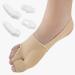 Huninpr Bunion Corrector & Bunion Relief Protector Sleeves Kit -3 Pack Set,Non-Surgical Hallux Valgus Correction, Big Toe Separator Pain Relief, Big Toe Straightener Pain Relief, Day Night Support Beige
