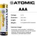 Buy ATOMIC AAA Battery 1.5V Ultra Alkaline LR03 AM4 - Bulk Pack of 24 - Long Lasting Power for Electronics - Buy Online on GoSupps.com