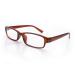 4sold (TM Slim Reading Glasses Retro Black Brown dark brown +1.5 or +2.00 or +2.5 or +3.0 or +3.5 or +4.00 Brown 0.0 x