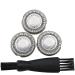 Lot de 3 t tes de rasoir de rechange compatibles avec Philips HQ56 HQ55 HQ4+ HQ3 Reflex Plus HQ6843 HQ300 HQ64 HQ916. 1set - Buy Online on GoSupps.com