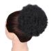 Afro Puff with Drawstring 8" Black 1 Piece