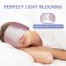 Luxury Mulberry Silk Sleep Mask - Adjustable Eye Cover for Comfort & Blackout | Perfect for Back & Side Sleepers - Elegance Rose - Buy Online on GoSupps.com