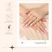 Maykawe Gel Nail Polish Starter Kit with 48W Lamp - 6 Colors Set for Beginners - Buy Online on GoSupps.com