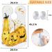 Watercolor Halloween Pumpkins Beard Bib Apron - Waterproof Hair Catcher for Men | Non-Stick Grooming Cape with Suction Cups - Perfect Gifts for Men - Buy Online on GoSupps.com