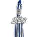 Endea Graduation Mixed Double Color Tassel with Silver Date Drop - Royal Blue/White 2023 - Buy Online on GoSupps.com