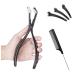 Tape In Professional Hair Extensions Pliers Flat Surface Sealing Pliers Woman for Human Hair Extension Pliers Hair Tools Hair Extension Tape