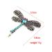Vintage Rhinestone Dragonfly Hair Clips Set - Elegant Alloy Barrettes for Women - Buy Online on GoSupps.com