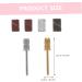Housoutil 1 Set Nail Sand Circle Cap Drill Set Resin Abrasive Cloth Foot - Buy Online on GoSupps.com