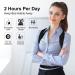 Thoracic Back Brace Posture Corrector - Magnetic Support for Neck Shoulder Upper and Lower Back Pain Relief - Fully Adjustable Belt - Black Large - Buy Online on GoSupps.com