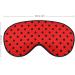 Buy Black Dot Ladybugs Sleep Mask for Women | Adjustable Eye Shades Cover with Elastic Strap - International Shipping Available - Buy Online on GoSupps.com