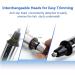 KouRy Portable Ear and Nose Hair Trimmer - Professional Painless Eyebrow & Facial Clipper for Men and Women Battery-Operated IPX7 Waterproof Dual Edge Blades - Buy Online on GoSupps.com