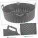 Zerodeko 2pcs Air Fryer Pan Deep Fryer Silicone Bakeware Silicone Air Fryer Liner to Rotate Household Food Greyx2pcs 23X20X8CMx2pcs - Buy Online on GoSupps.com