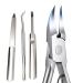 Toenail Clippers for Seniors Thick Toenails Nail Clipper Set for Men Nail Clippers for Ingrown Toenail Corrector Nail Clippers for Acrylic Nails Nail