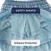 Kid Nation Girls Cotton Short Skirt with Shorts | Ruffles Skirt | Elastic Waist | 7-8 Years | Houndstooth-Blue - Buy Online on GoSupps.com