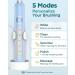 Sonic Electric Toothbrush for Adults and Kids - 5 Brushing Modes, 8 Replacement Heads, Smart Timer - Light Blue (1 count) - Buy Online on GoSupps.com