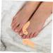 Silica Gel Hammer Toe Straightener Splint Set - 4 Pairs Separator for Metatarsalgia, Bunion Relief & Thumb Protection - Skin Color 7x3.5cm - Buy Online on GoSupps.com