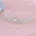 Lurrose Crystal Princess Crown Sparkle AB Rhinestone Bridal Tiara Pageant Hair Accessories for Women (Silver) - Buy Online on GoSupps.com