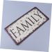 OUNONA Retro Decor Vintage Decor Iron Sign Painting Vintage Sign Wall Decor License Plate Metal Crafts - Buy Online on GoSupps.com