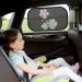 iZoeL Car Sun Shade for Baby and Kids - 2PCS Elephant Design, Static Cling, 80GSM, 8 Suction Cups, Storage Bag - Sun Glare and UV Rays Protection - Universal Black Elephant - Buy Online on GoSupps.com