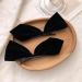 ZHOUMEIWENSP 2 Pairs Non-Slip Silks & Satins Hair Clips - White & Black Bowknot Barrettes - Buy Online on GoSupps.com