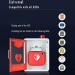Qianmei AED Cabinet - Wall-Mounted Defibrillator Storage for Home Office & Hospital | Durable 1.2mm Steel with Transparent Window - Buy Online on GoSupps.com