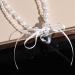 Oralgo Double-Layer Pearl Choker Necklace for Women | Korean Loop Heart Neck Chain | Everyday Jewelry - Buy Online on GoSupps.com