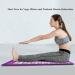Ruluti Massage Yoga Mat Set - Acupressure Pillow & Travel Bag for Backrest & Neck Pain Relief - Relax Muscles & Linder Insomnia (Purple) - Buy Online on GoSupps.com